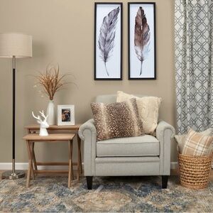 2PK Allen+Roth 50x84-in Navy Light Filtering Back Tab Curtain Panels